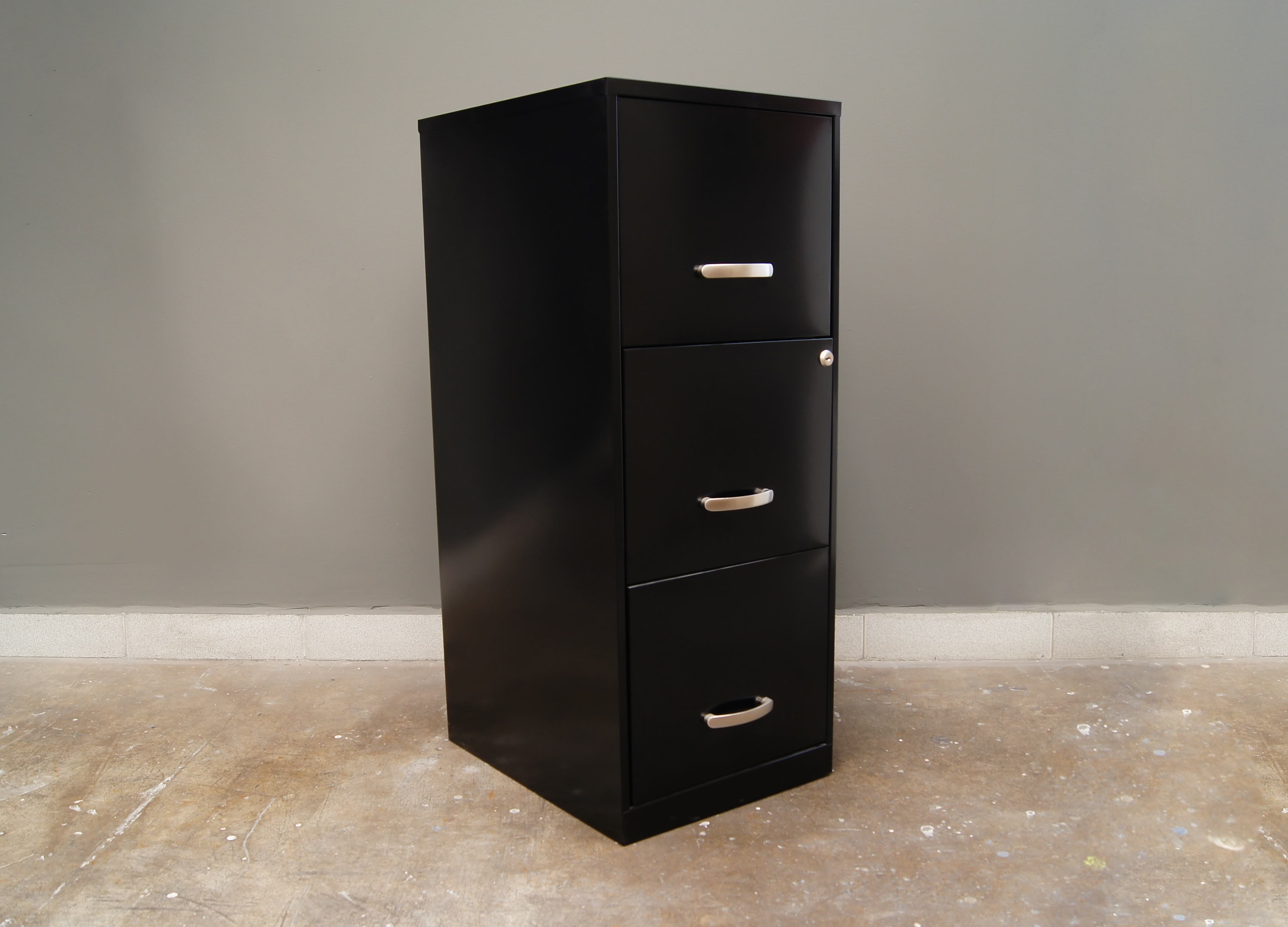 Archivero para documentos tamaño carta de 3 gavetas metálico