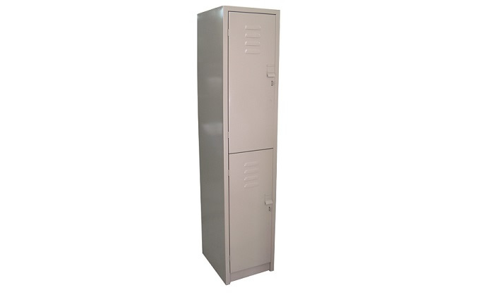 Locker metÃ¡lico de 2 puertas de 180 cm de altura por 36 cm de frente y 37 cm de fondo