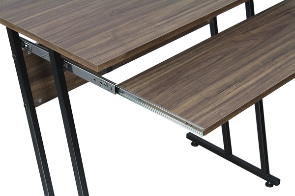 Escritorio módulo para computadora con porta teclado