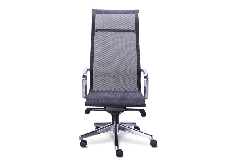 Silla para oficina, tapizada en mesh respaldo alto