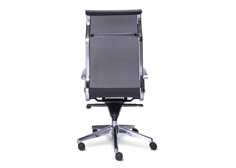Silla para oficina, tapizada en mesh respaldo alto