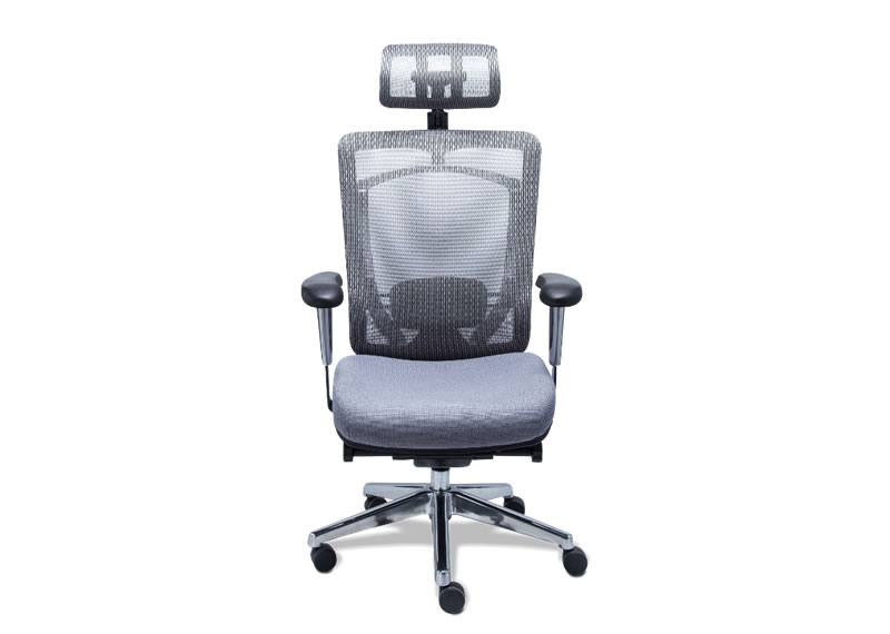 Sillón ejecutivo para oficina con cabecera, mecanismo synchro