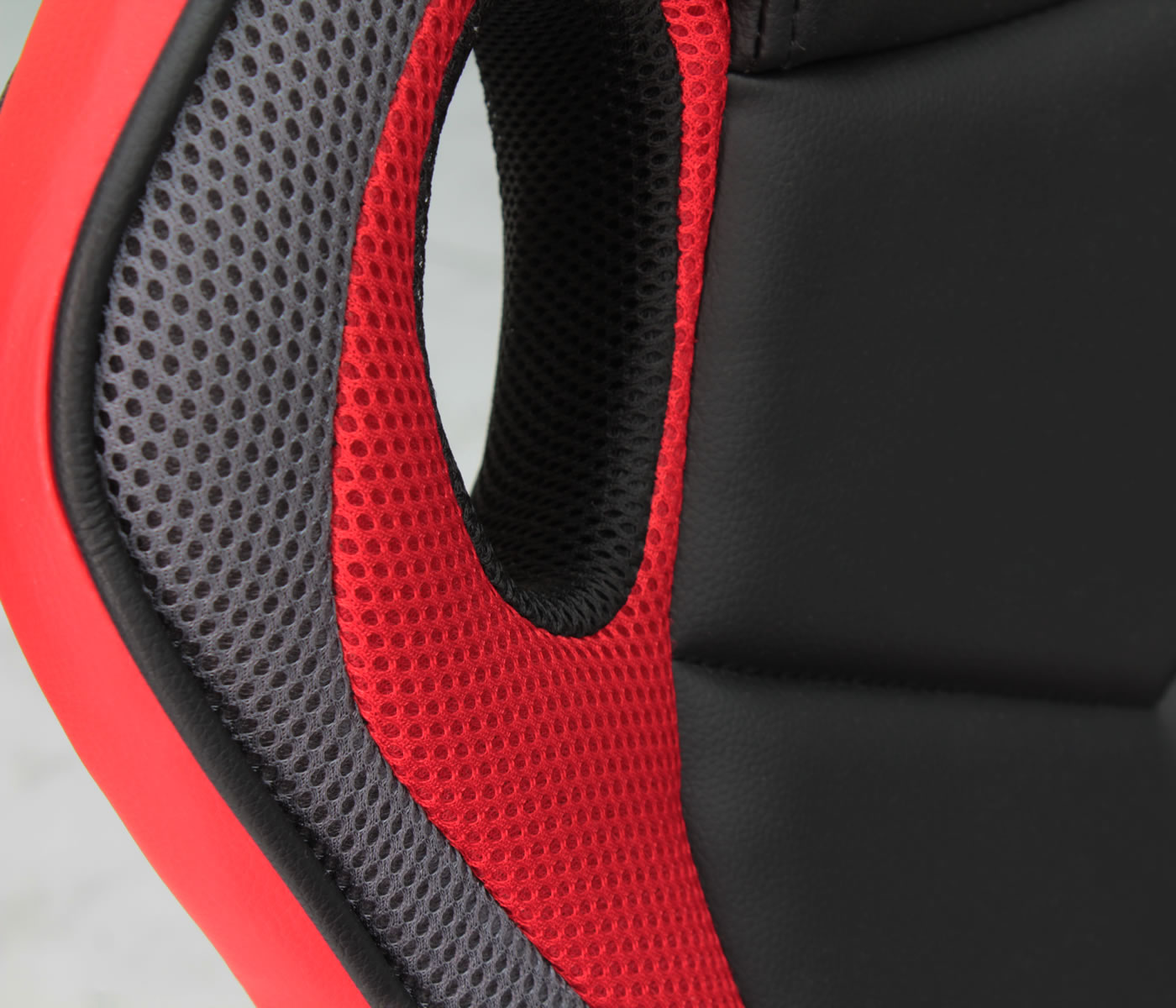 Silla gamer diseño moderno de vinipiel con malla