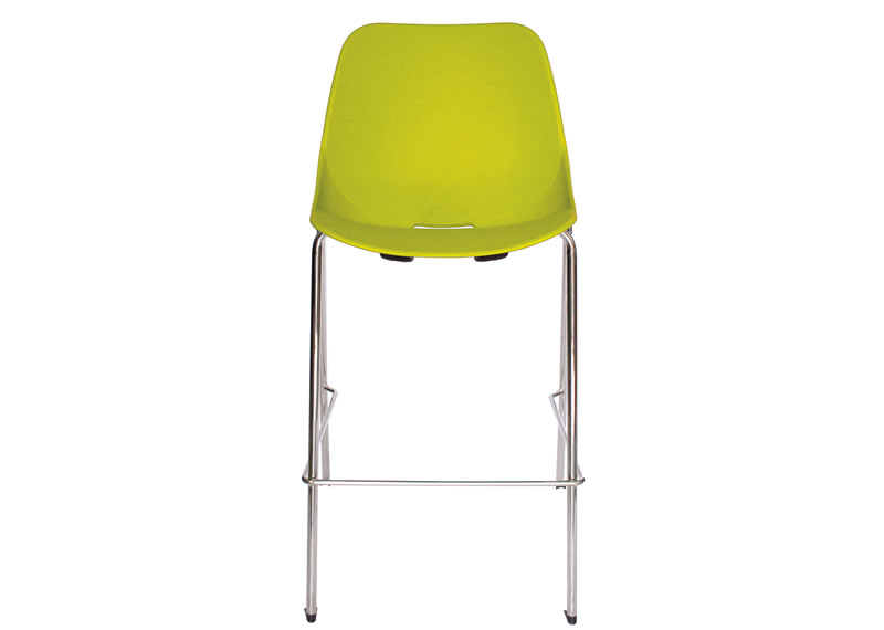 Silla quick alta para restaurante, cafetería hecha polipropileno