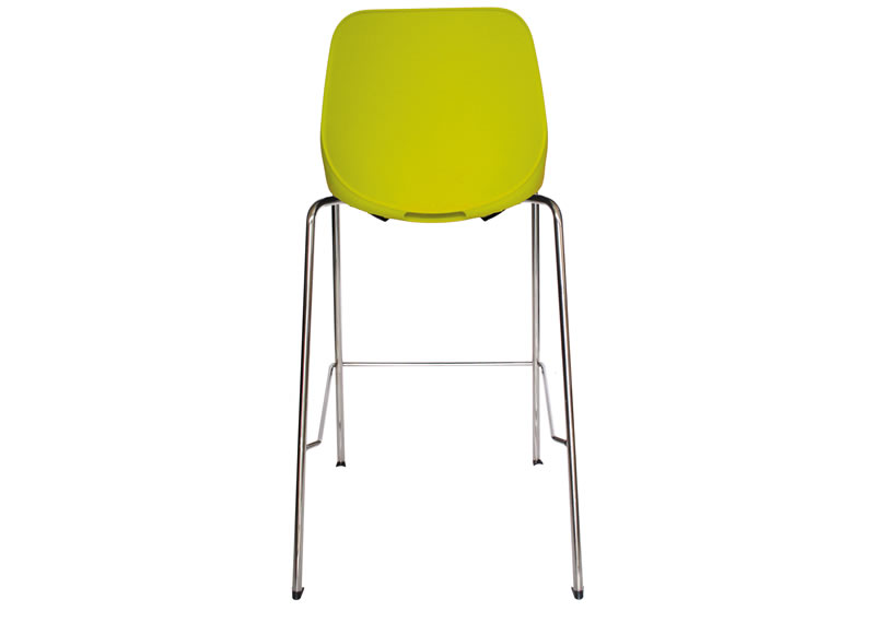 Silla quick alta para restaurante, cafetería hecha polipropileno