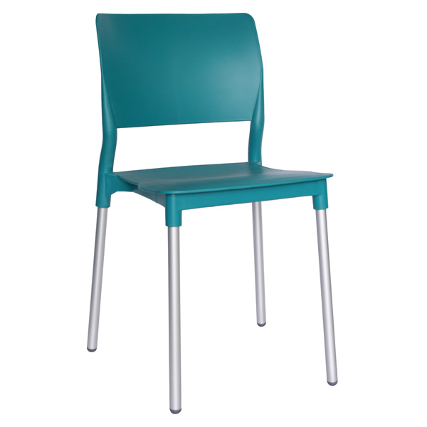 Silla reef para interperie de polipropileno y aluminio