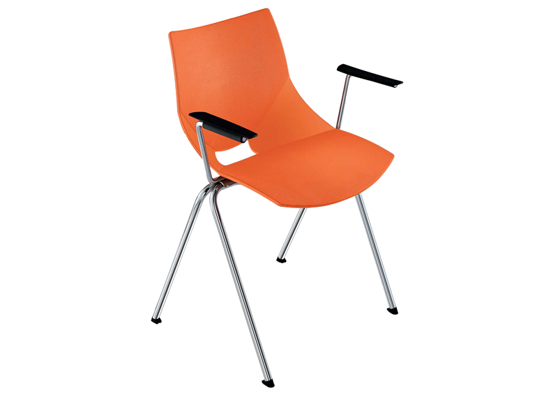 Silla Shell para comercios, restaurantes o comedores