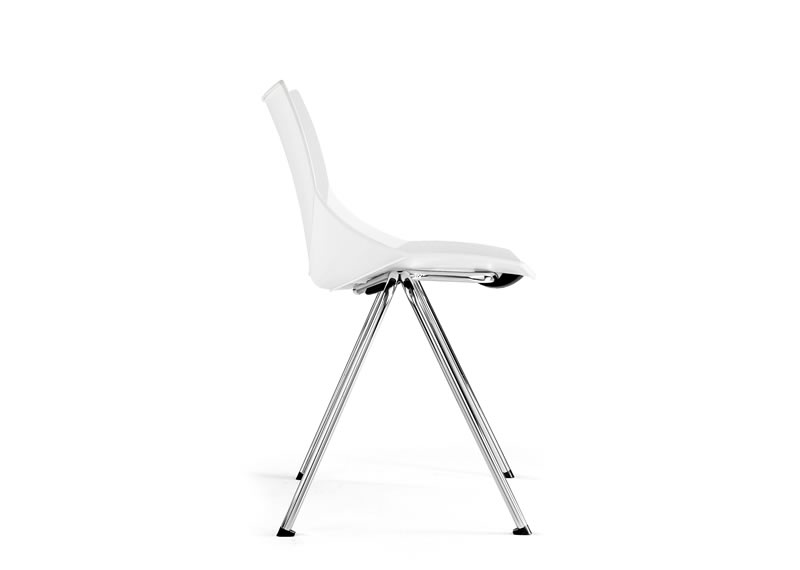 Silla Shell para comercios, restaurantes o comedores