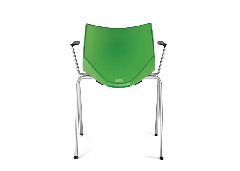 Silla Shell para comercios, restaurantes o comedores