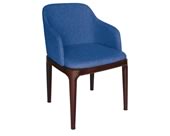 Silla Blair para sala de estar tapizada en tela