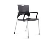 Silla de visita color negro diseño elegante