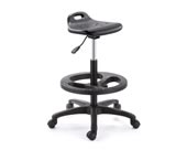 Banco alto espuma de poliuretano con aro para descansar pies de nylon