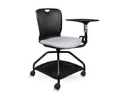 Silla de capacitación y escolar 360° con paleta negra