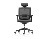 Silla austria con asiento deslizable y posiciones de reclinado tapizada en malla