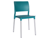 Silla reef para interperie de polipropileno y aluminio