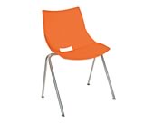 Silla Shell para comercios, restaurantes o comedores