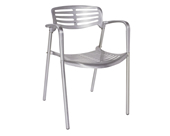 Silla para restaurante de aluminio resistente al exterior