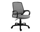 Silla belfast operativa tiene respaldo con protección de polipropileno tapizada en malla