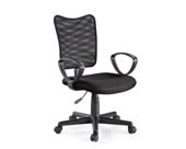 Silla fija winchester con respaldo bajo de malla y brazos